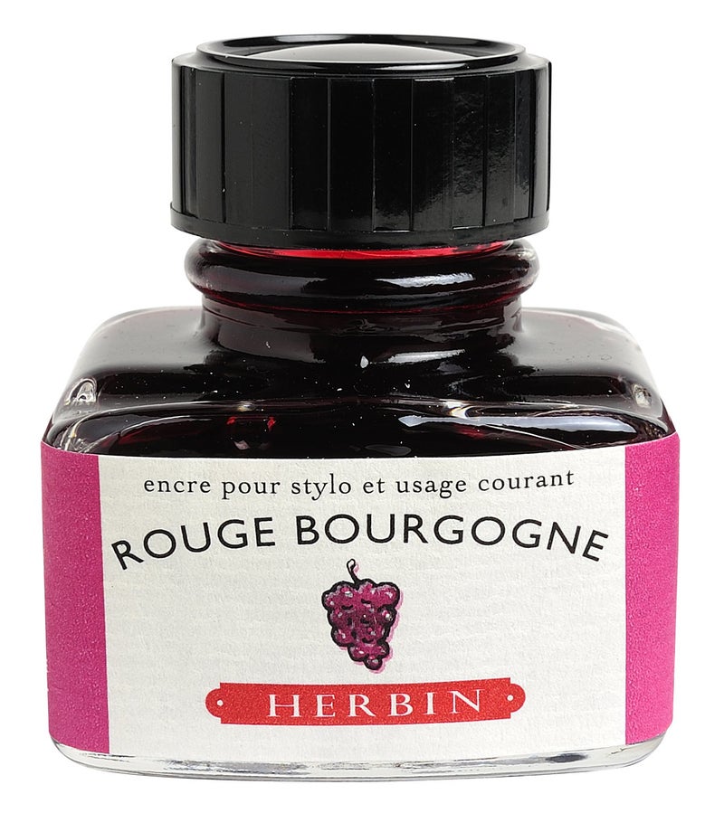 Jacques Herbin Herbin Fountain Pen Ink - 30ml Bottled - Rouge Bourgogne - Image 1